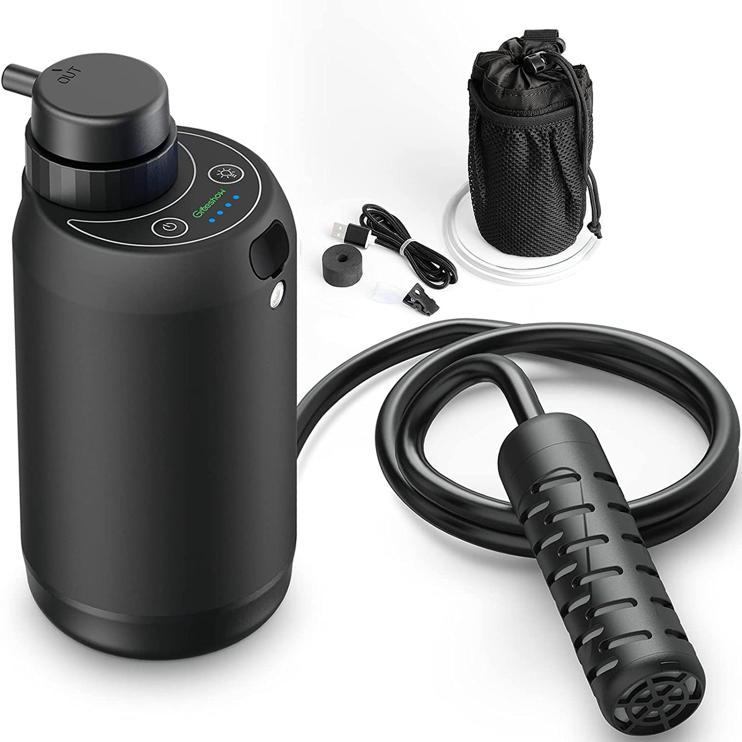 Greeshow革新的携帯浄水器|アウトドア&災害対策用|USB電動|GS-2801