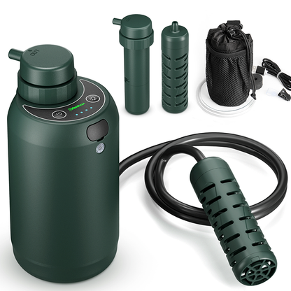 【Greeshow】携帯浄水器｜アウトドア＆災害対策用｜USB電動｜GS-2801フィルター 2個セット