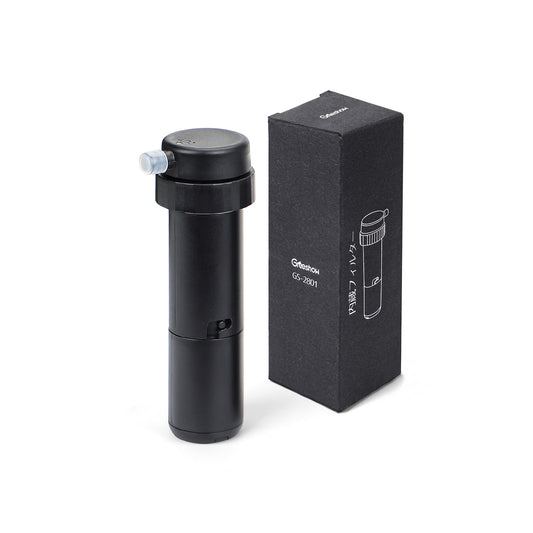 【Greeshow】携帯浄水器 ブラック内蔵フィルター GS-2811