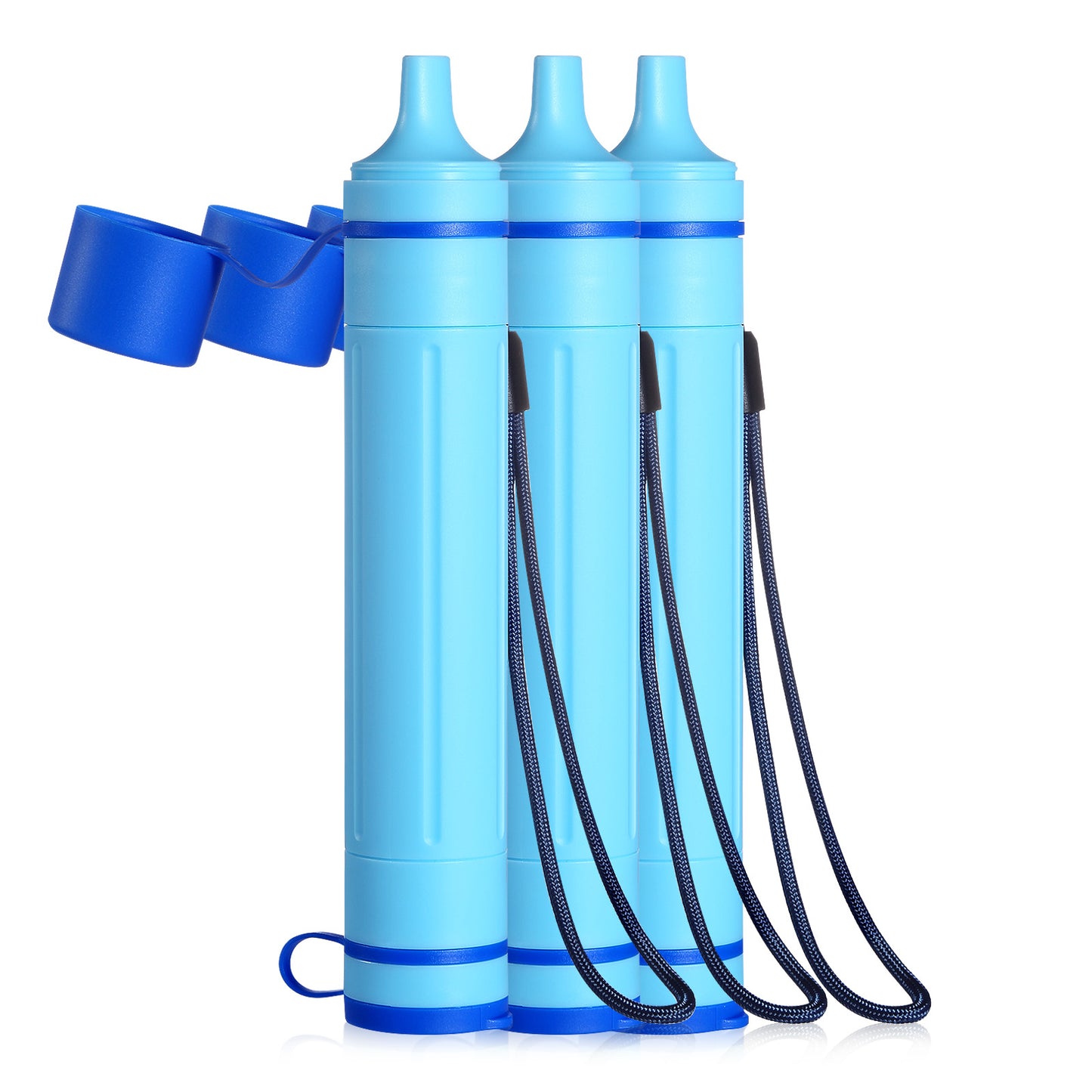 Greeshow 携帯浄水器ストロー型 ｜ストロー型携帯浄水器 濾過器 アウトドア キャンプ 非常用 防災グッズ 簡易浄水器 登山用 地震 災害用 軽量コンパクト BPAフリー フィルター交換可能 再利用可能 【日本正規品】GS-28H1