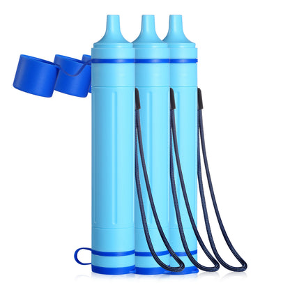 Greeshow 携帯浄水器ストロー型 ｜ストロー型携帯浄水器 濾過器 アウトドア キャンプ 非常用 防災グッズ 簡易浄水器 登山用 地震 災害用 軽量コンパクト BPAフリー フィルター交換可能 再利用可能 【日本正規品】GS-28H1